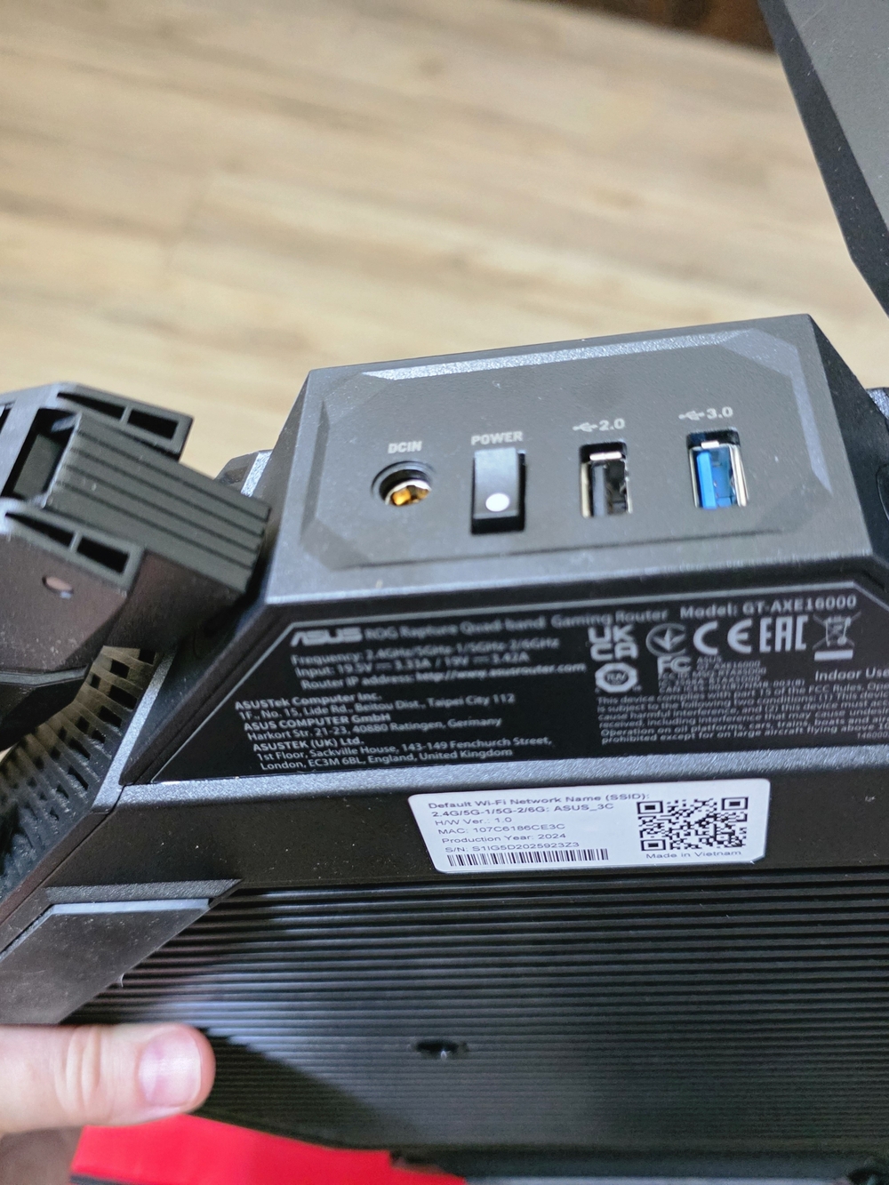 ASUS ROG Rapture WiFi 6E Gaming Router IN BOX - Picture 11 of 13